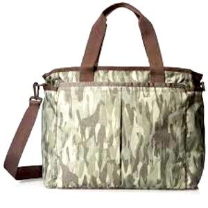 LeSportsac VINTAGE Ryan Baby Diaper Bag Giraffe Camouflage